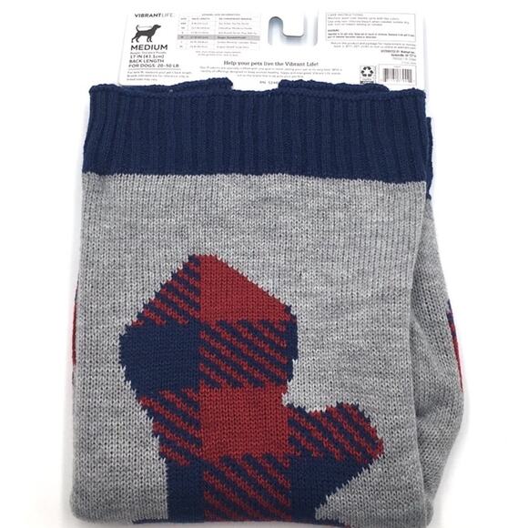 VIBRANT LIFE dog's sweater NEW size Medium - Picture 5 of 6